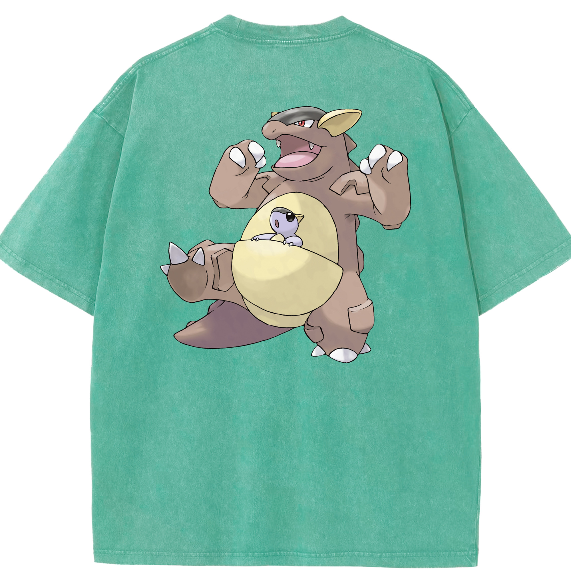 （画像用） ポケットモンスター Pokémon 綿100% ヴィンテージ風 半袖Tシャツ（背面プリント）